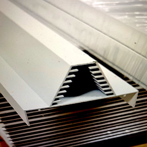 KDK verjongingsprofiel wit 100mm wand  gevel